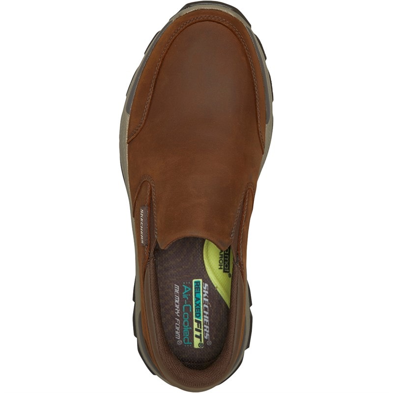 SKECHERS Herren Respected Calum Freizeit Schuhe Braun - Bild 4