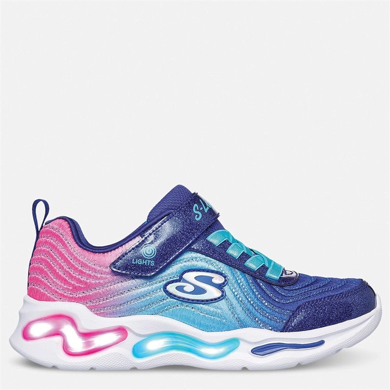SKECHERS Wavy Beams Ombre Express sneakersy dla dziewczynki kolor granatowy