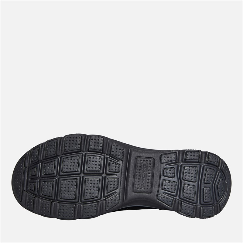 SKECHERS Dames Makkelijk Gaan Hoge Rits Laarzen Zwart - Afbeelding 2