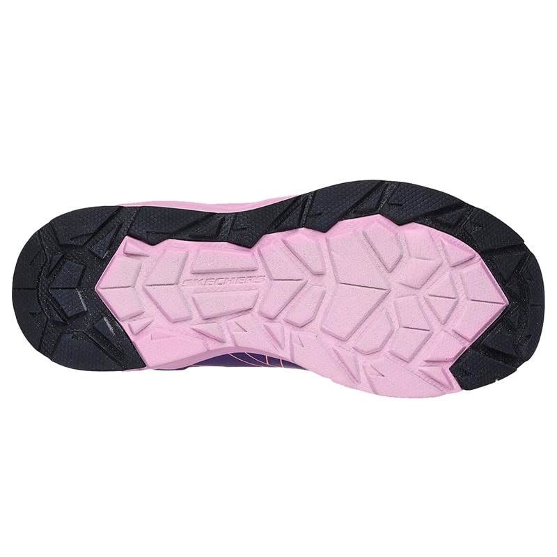 SKECHERS Meisjes Avontuur Blitz Plezier Achtervolging Waterdichte Schoenen Purple Light Blue - Afbeelding 2