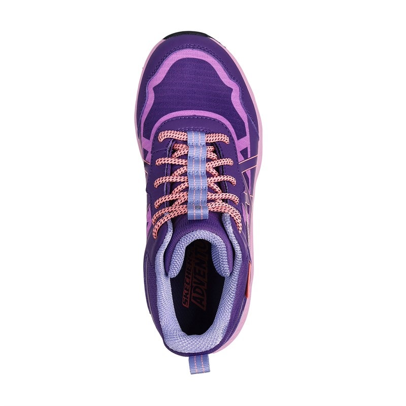 SKECHERS Meisjes Avontuur Blitz Plezier Achtervolging Waterdichte Schoenen Purple Light Blue - Afbeelding 4