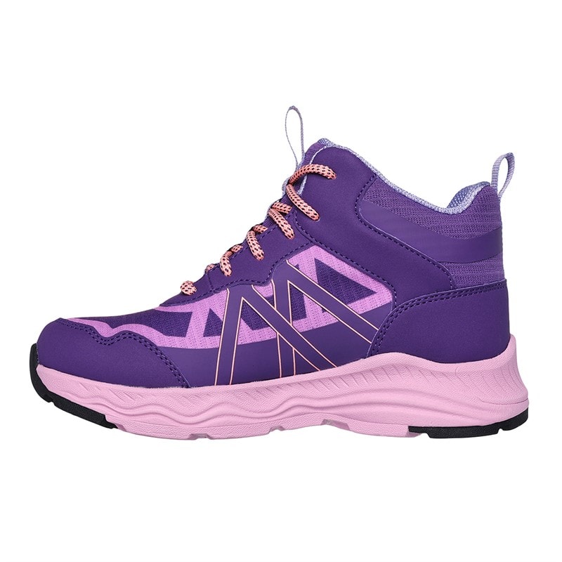 SKECHERS Meisjes Avontuur Blitz Plezier Achtervolging Waterdichte Schoenen Purple Light Blue - Afbeelding 5