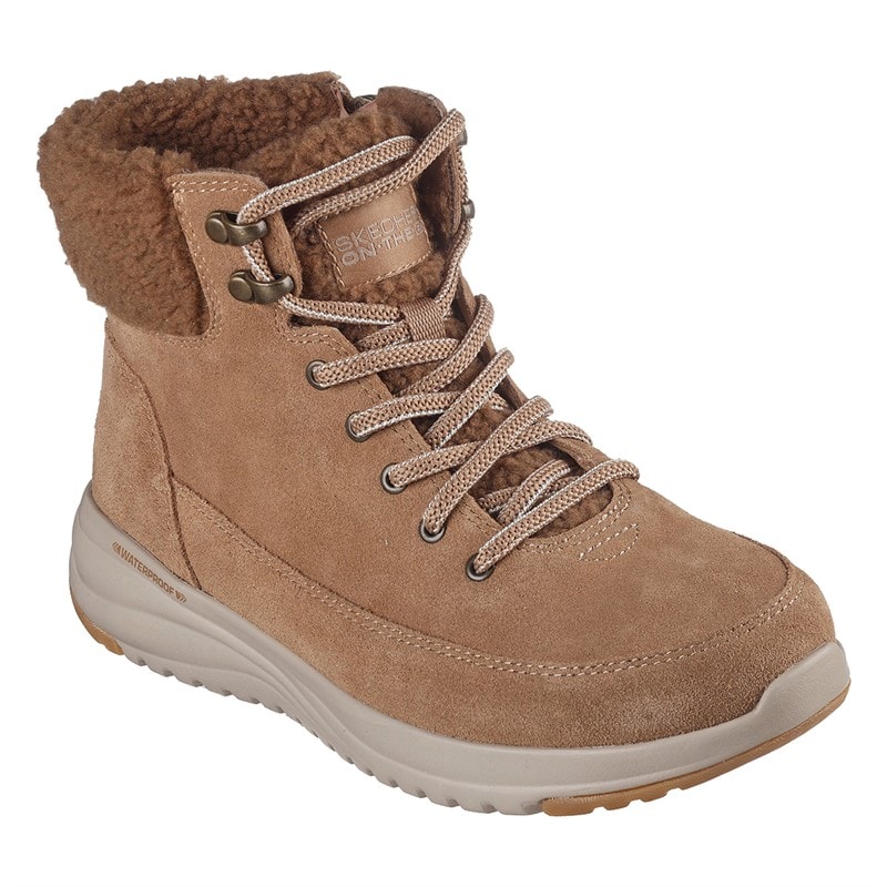SKECHERS Dames On The Go Stellar Waterdichte Laarzen Bruin - Afbeelding 3