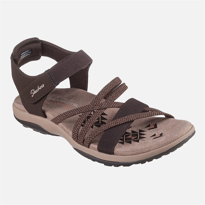 SKECHERS Sandały slim dla niej kolor Chocolate – zdjęcie  4