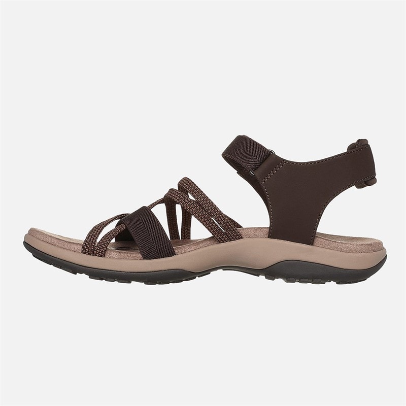 SKECHERS Sandały slim dla niej kolor Chocolate – zdjęcie  5