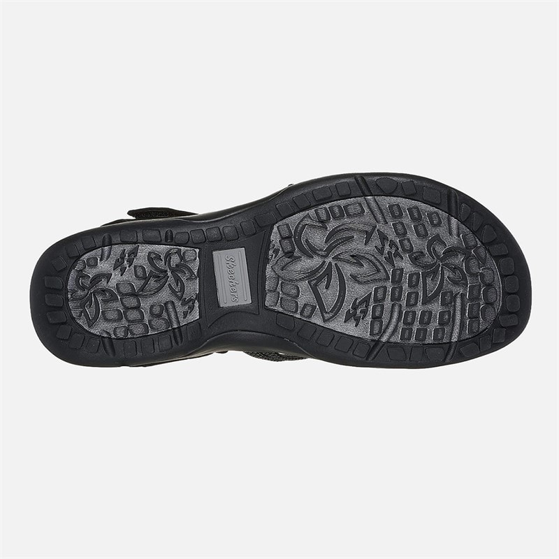 SKECHERS Sandales ajustées Reggae Femme Noir - Image 2