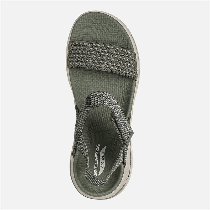 SKECHERS Sandales Gowalk Arch Fit Femme Olive - Image 3