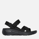SKECHERS Sandales Gowalk Arch Fit Femme Noir