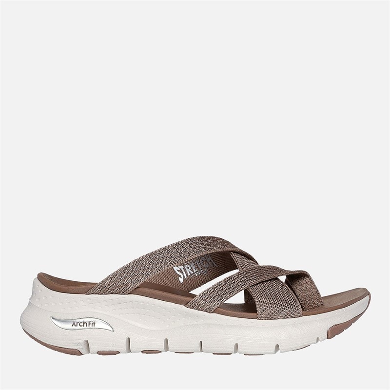 SKECHERS Dames Arch Fit Sandalen Mocha - Afbeelding 1