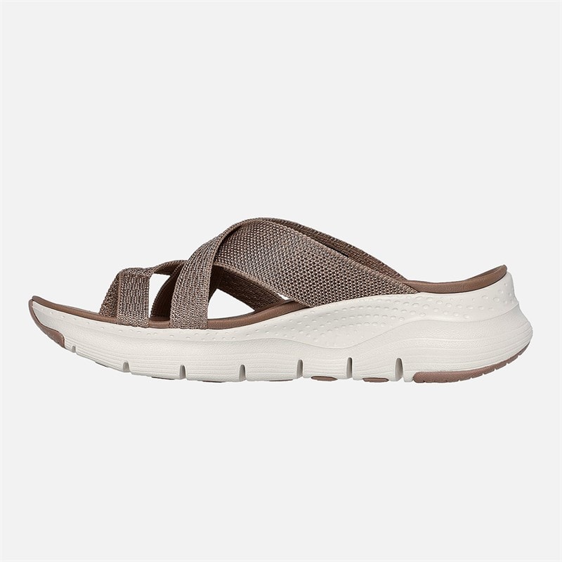 SKECHERS Dames Arch Fit Sandalen Mocha - Afbeelding 5