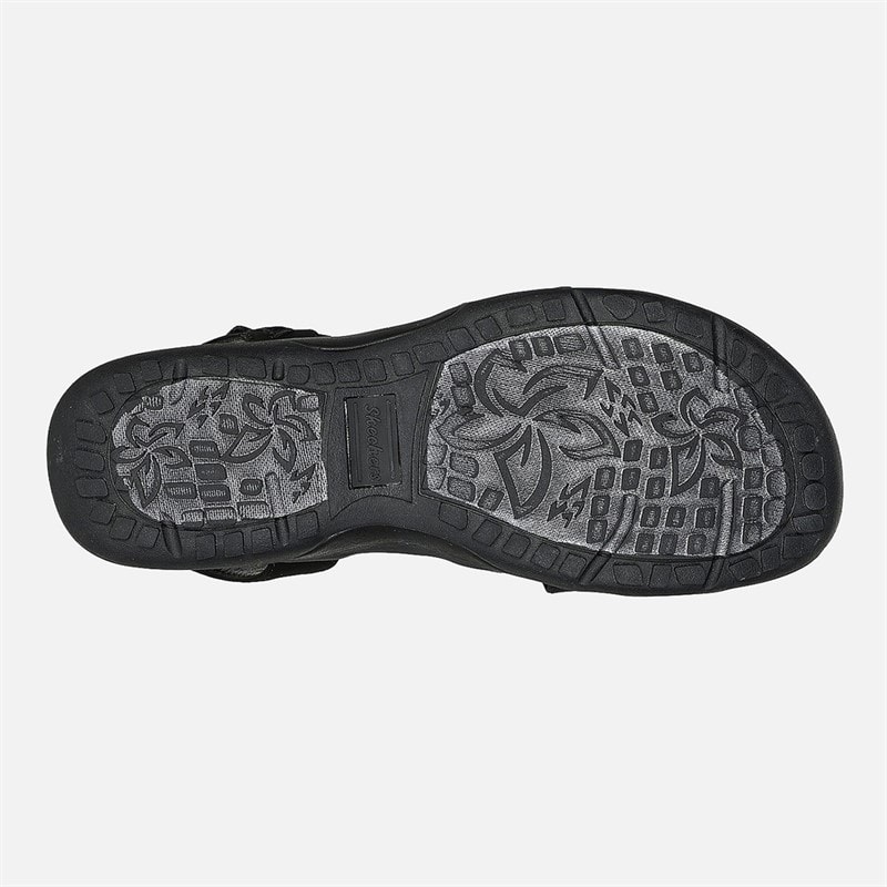 SKECHERS Dames Reggae Slim Sandalen Zwart - Afbeelding 2
