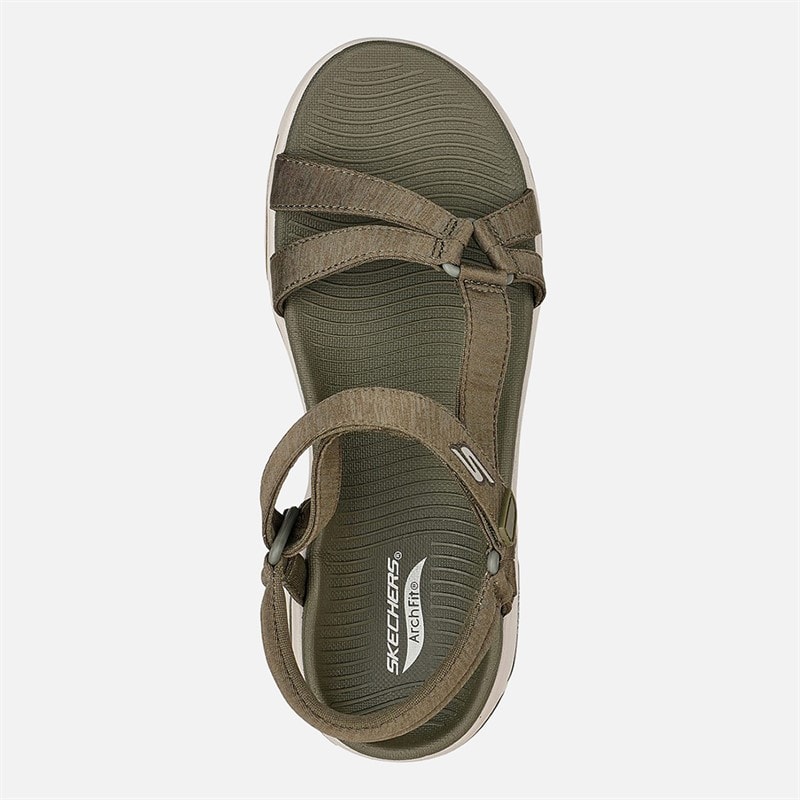 SKECHERS Sandales Gowalk Arch Fit Elite Femme Olive - Image 3