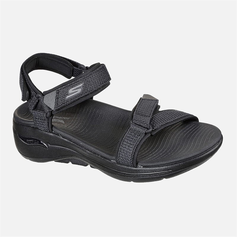 SKECHERS Dames Gowalk Arch Fit Sandalen Zwart - Afbeelding 4
