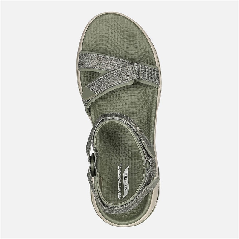 SKECHERS Sandales Gowalk Arch Fit Femme Olive - Image 4