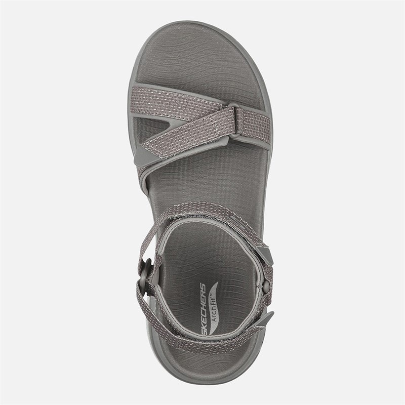 SKECHERS Gowalk Arch Fit sandały dla niej kolor Dark ciemnoszary – zdjęcie  4