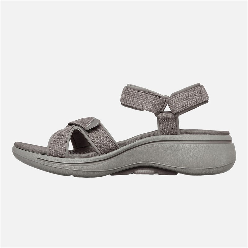 SKECHERS Gowalk Arch Fit sandały dla niej kolor Dark ciemnoszary – zdjęcie  5