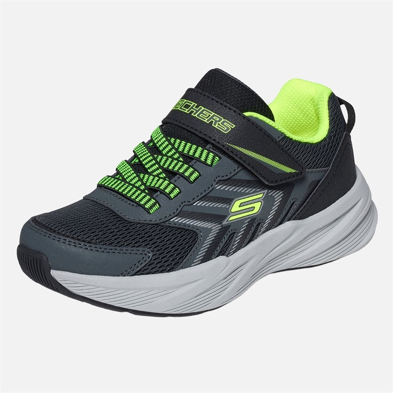 SKECHERS Junge Microspec Tread Sneakers Gray - Bild 3