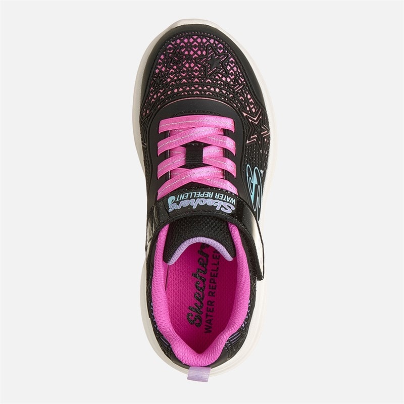 SKECHERS Bounder Pro sneakersy dla dziewczynki kolor Czarny – zdjęcie  4