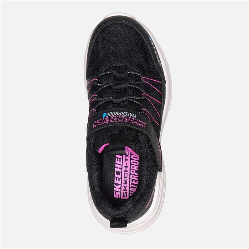 SKECHERS Mädchen Bounder Pro Wasserdichte Sneaker Schwarz - Bild 4