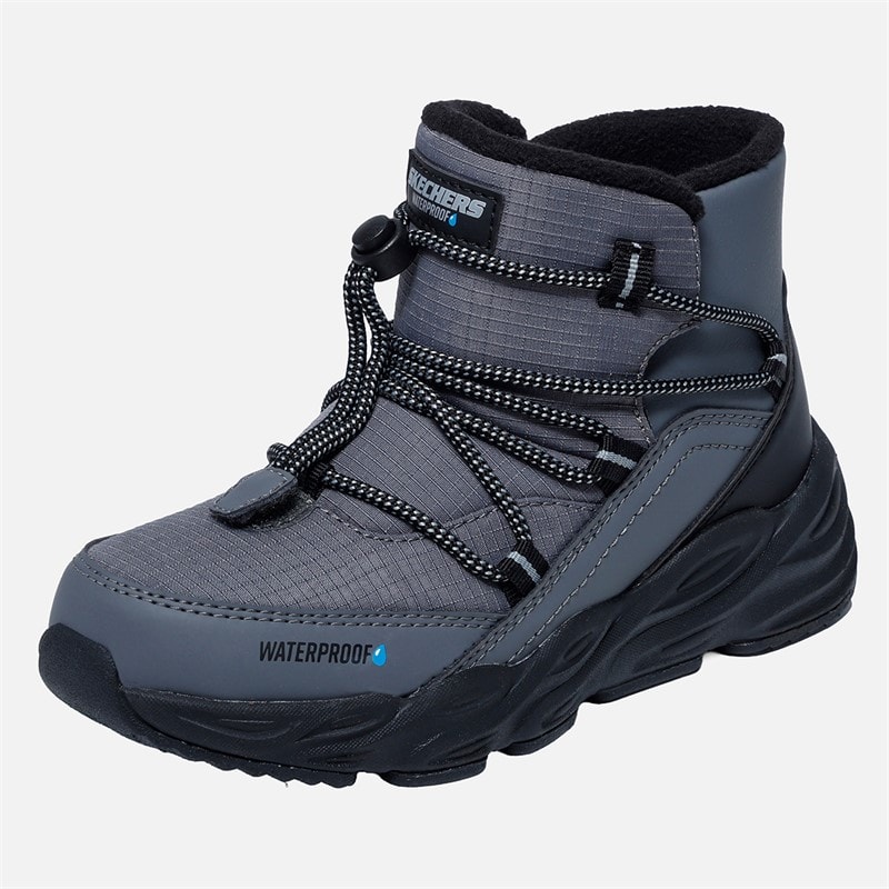 SKECHERS Baskets à enfiler imperméables Turbo Tread Garçon Gris - Image 3