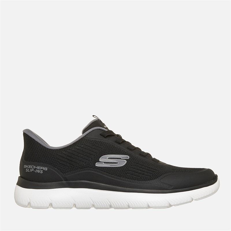 SKECHERS Herren Summits Leyter Slip Ins Sneaker Schwarz
