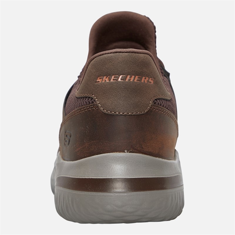 SKECHERS Herren Delson 3.0 Ezra Schuhe Dark Brown - Bild 3