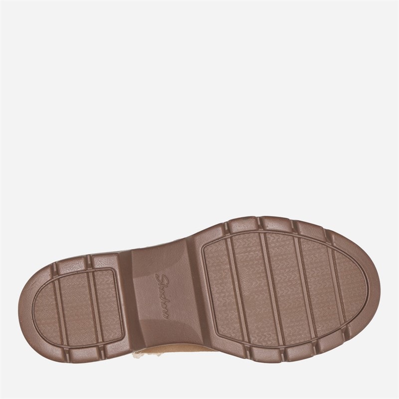 SKECHERS Przytulne miejskie kapcie z odkrytą piętą dla niej kolor Chestnut – zdjęcie  2