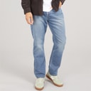 ONLY & SONS Heren Straight Fit Jeans Dark Blue Denim