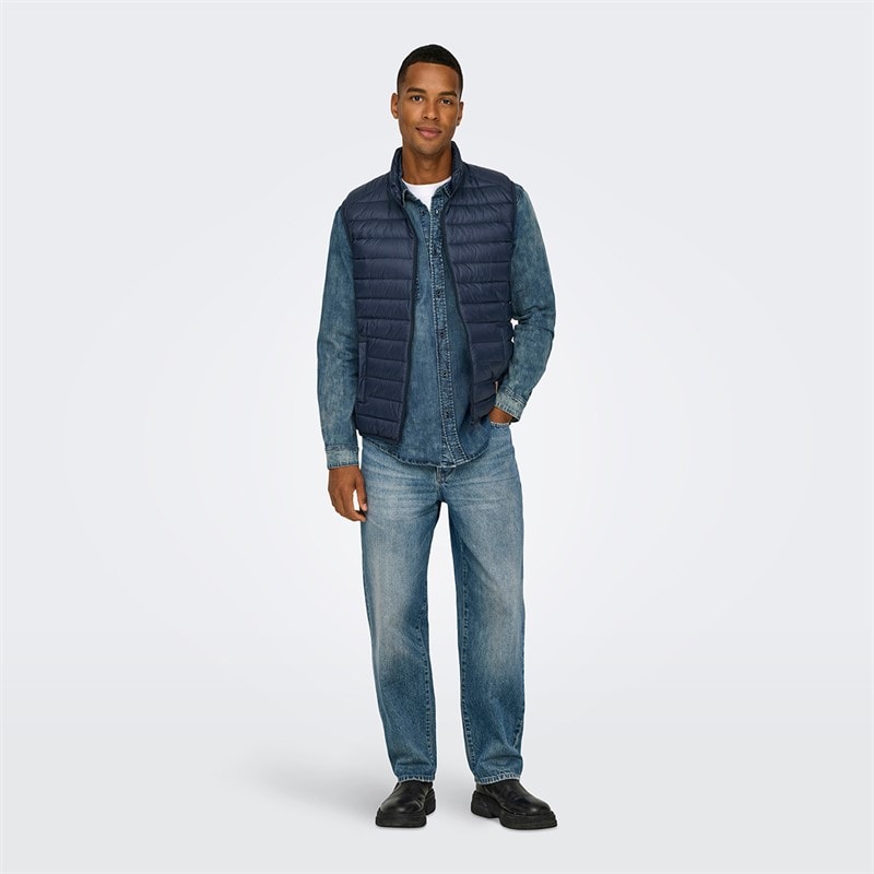 ONLY & SONS Jeans Droit Homme Edge Medium Blue Denim - Image 2
