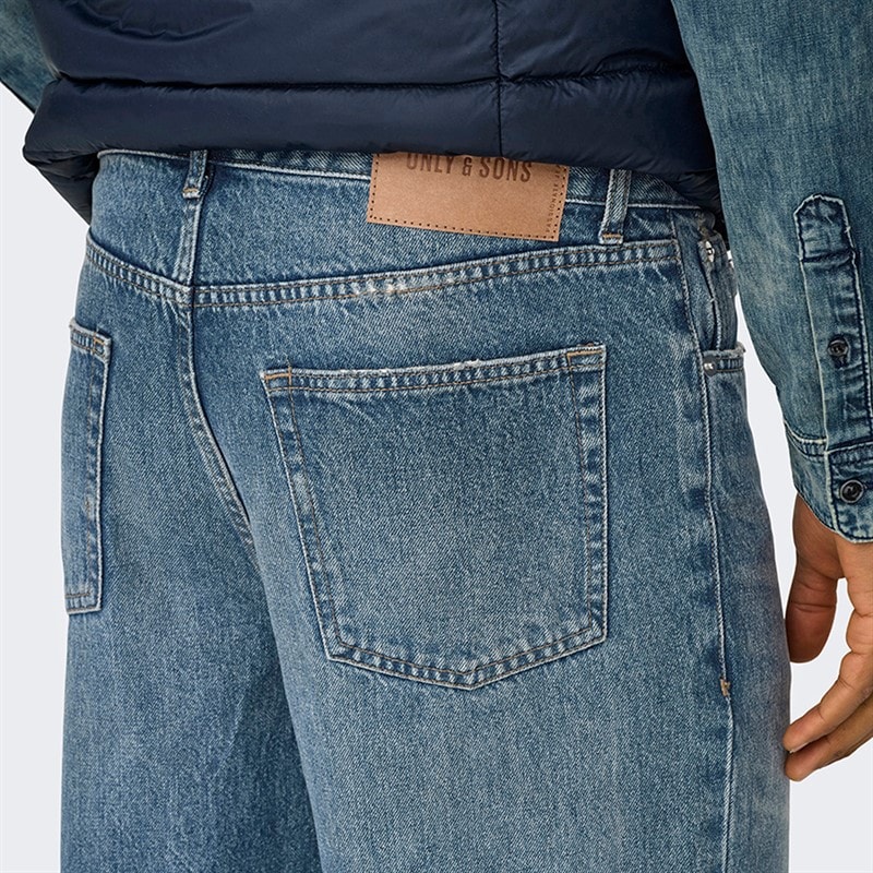 ONLY & SONS Jeans Droit Homme Edge Medium Blue Denim - Image 4