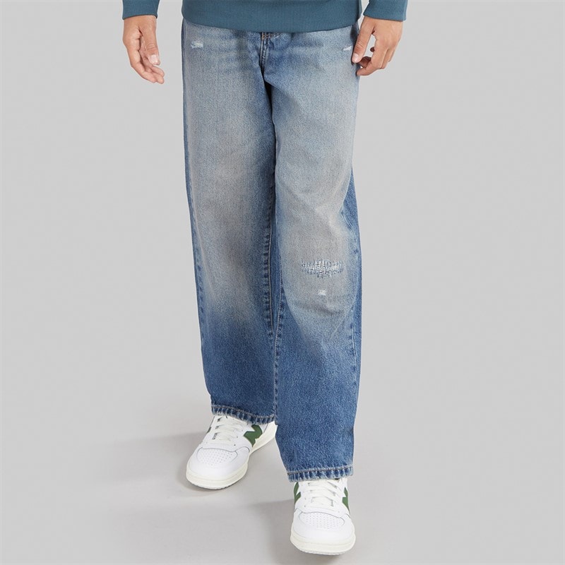ONLY & SONS Jongens Edge Rechte Pasvorm Jeans Dark Blue Denim