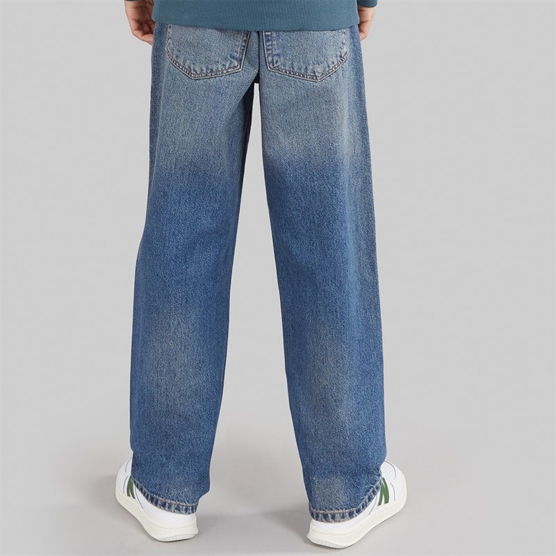 ONLY & SONS Jongens Edge Rechte Pasvorm Jeans Dark Blue Denim - Afbeelding 2