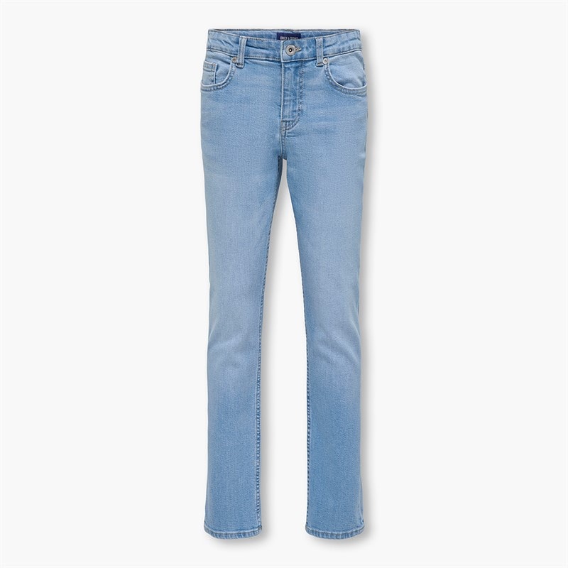 ONLY & SONS Jeans Regular Fit Garçon Tissage Light Blue Denim