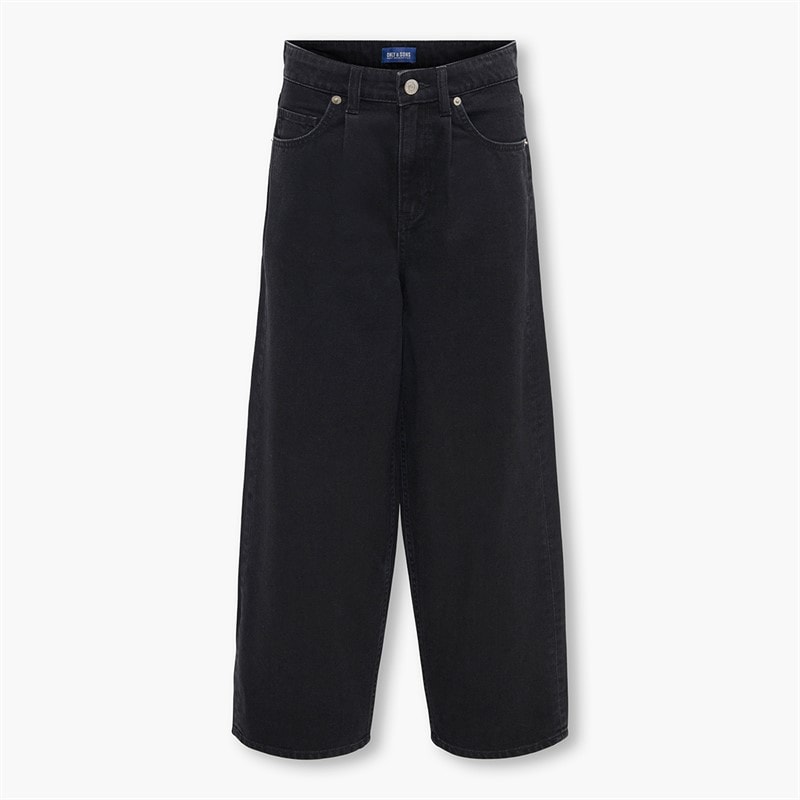 ONLY & SONS Jeans Carl coupe ample Garçon Washed Black