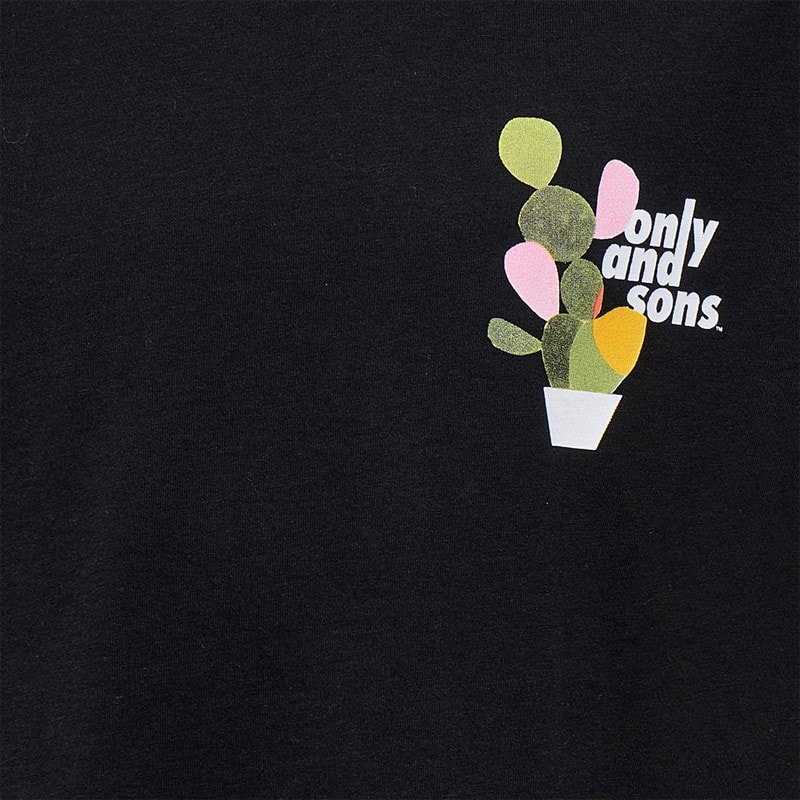 ONLY & SONS T-shirt Fred Beaufort dla chłopca kolor Czarny – zdjęcie  3