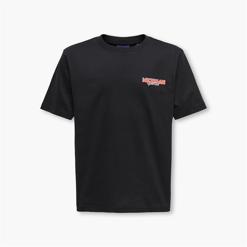 ONLY & SONS T-shirt Garçon Fred States Noir