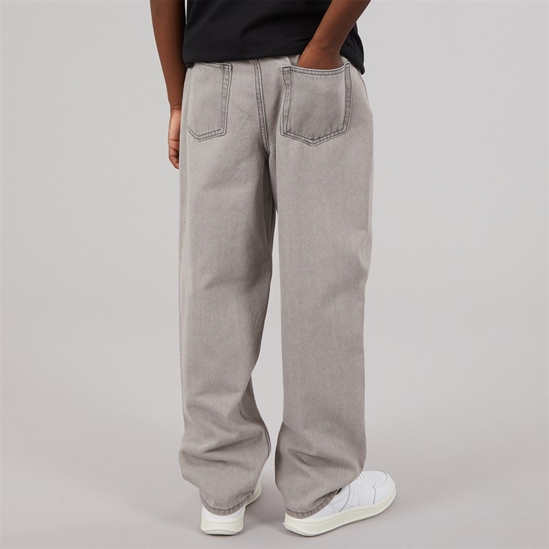 ONLY & SONS Junge Fade locker geschnittene Jeans Hellgrau Denim - Bild 2