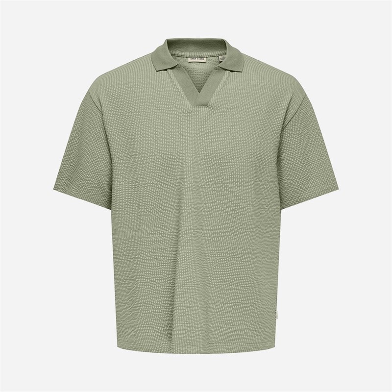 ONLY & SONS Jongens Kian Poloshirt Seagrass