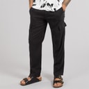THREADBARE Ramsay lniane spodnie dla niego kolor Czarny