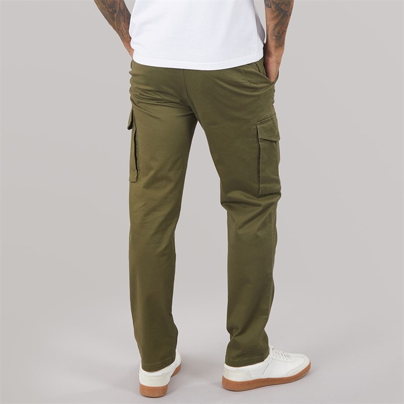 THREADBARE Pantalons Cargo de combat Homme Khaki - Image 2