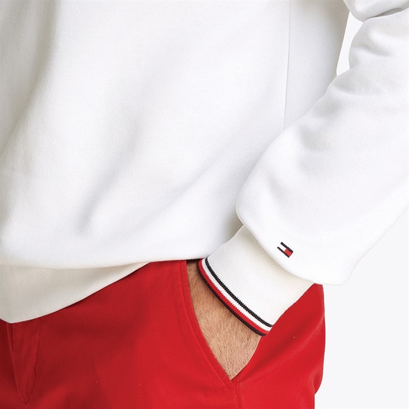 Tommy Hilfiger Heren Pullover Sweatshirt Wit - Afbeelding 2
