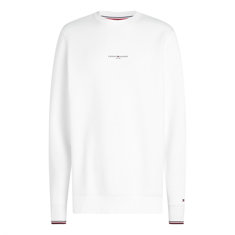 Tommy Hilfiger Heren Pullover Sweatshirt Wit - Afbeelding 5