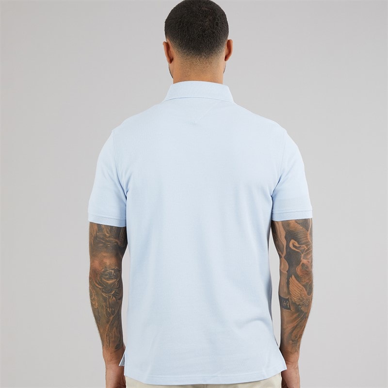 Tommy Hilfiger 1985 koszulka koszulka polo dla niego kolor Sky Blue – zdjęcie  2