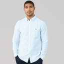 Tommy Hilfiger Chemise à manches longues Flex Dobby Homme Sweet Blue