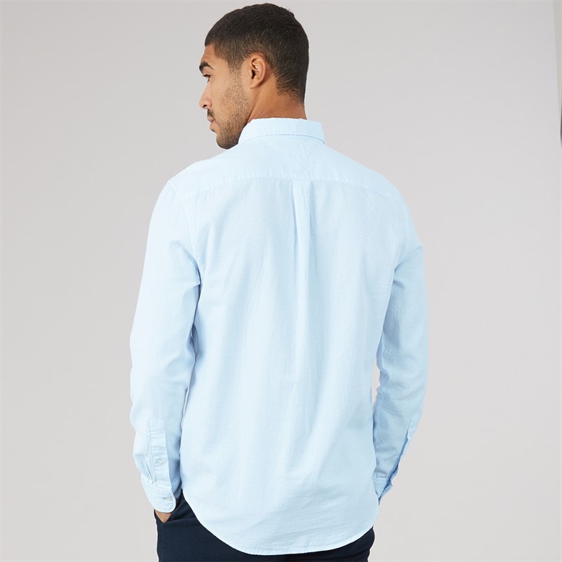 Tommy Hilfiger Chemise à manches longues Flex Dobby Homme Sweet Blue - Image 2