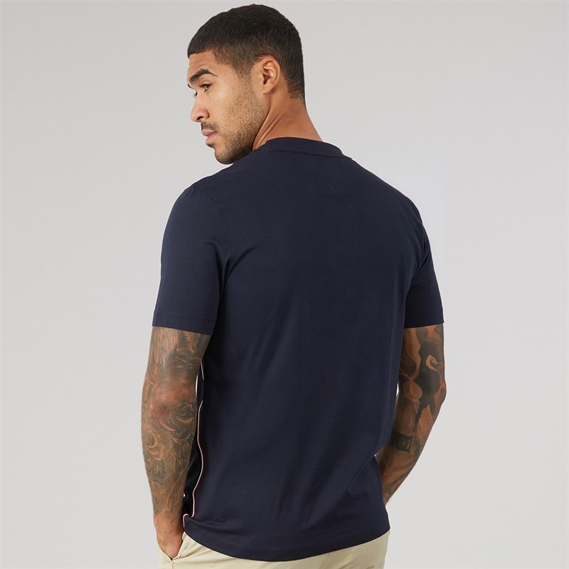 Tommy Hilfiger T-shirt Global Rayures Homme Desert Sky - Image 2