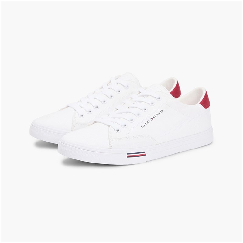 Tommy Hilfiger Heren Vulc Core Sneakers Wit - Afbeelding 2