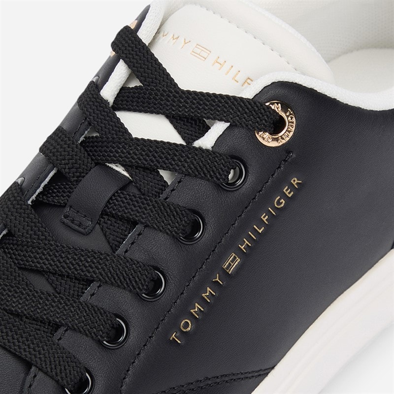 Tommy Hilfiger Kobiece cupsole sneakersy dla niej kolor Black/Ecru – zdjęcie  5