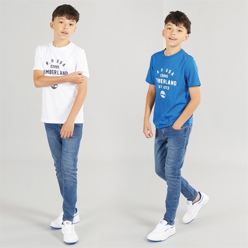 Timberland Junge Zweierpack T-Shirts Weiß - Bild 3