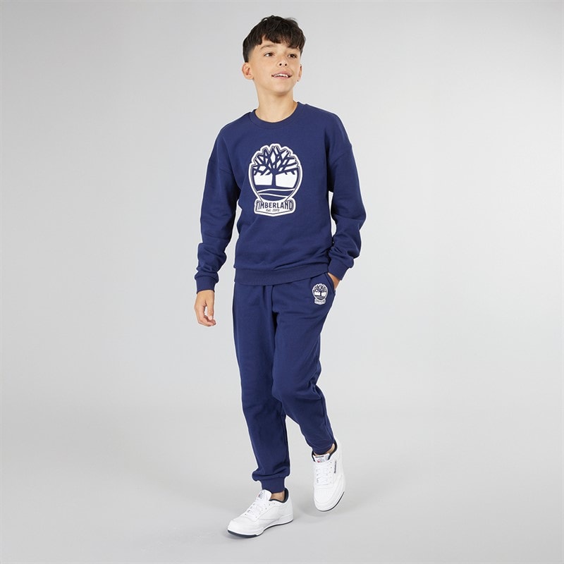Timberland Junge Sweatshirt Mittelalterlich Blau - Bild 3